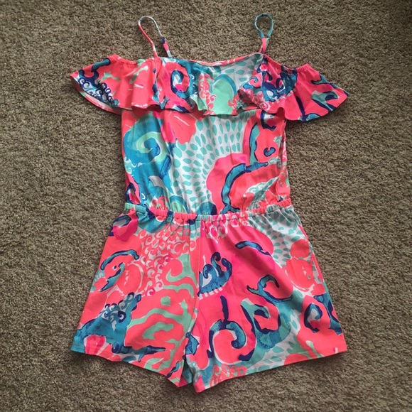 Klea romper- coral reef I’m so jelly 🐙 - Picture 4 of 7